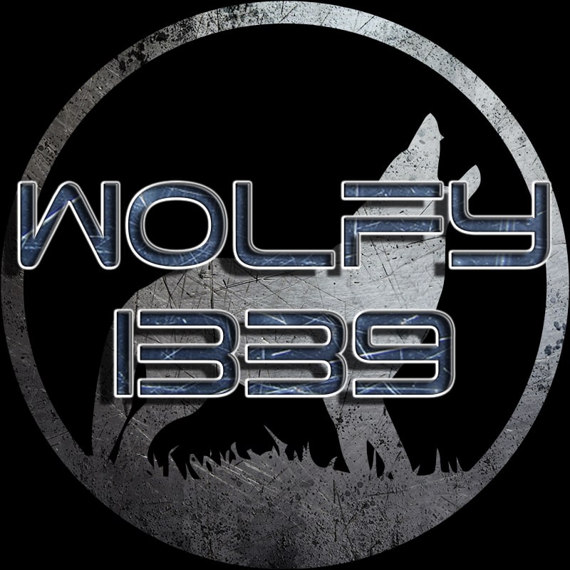 wolfy1339's howling wolf logo